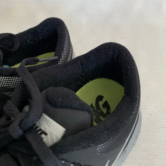 Nike Free 5.0 H2O Repel Black Silver Flash Back Reflecting Running Woman’s 10 - Picture 2 of 13